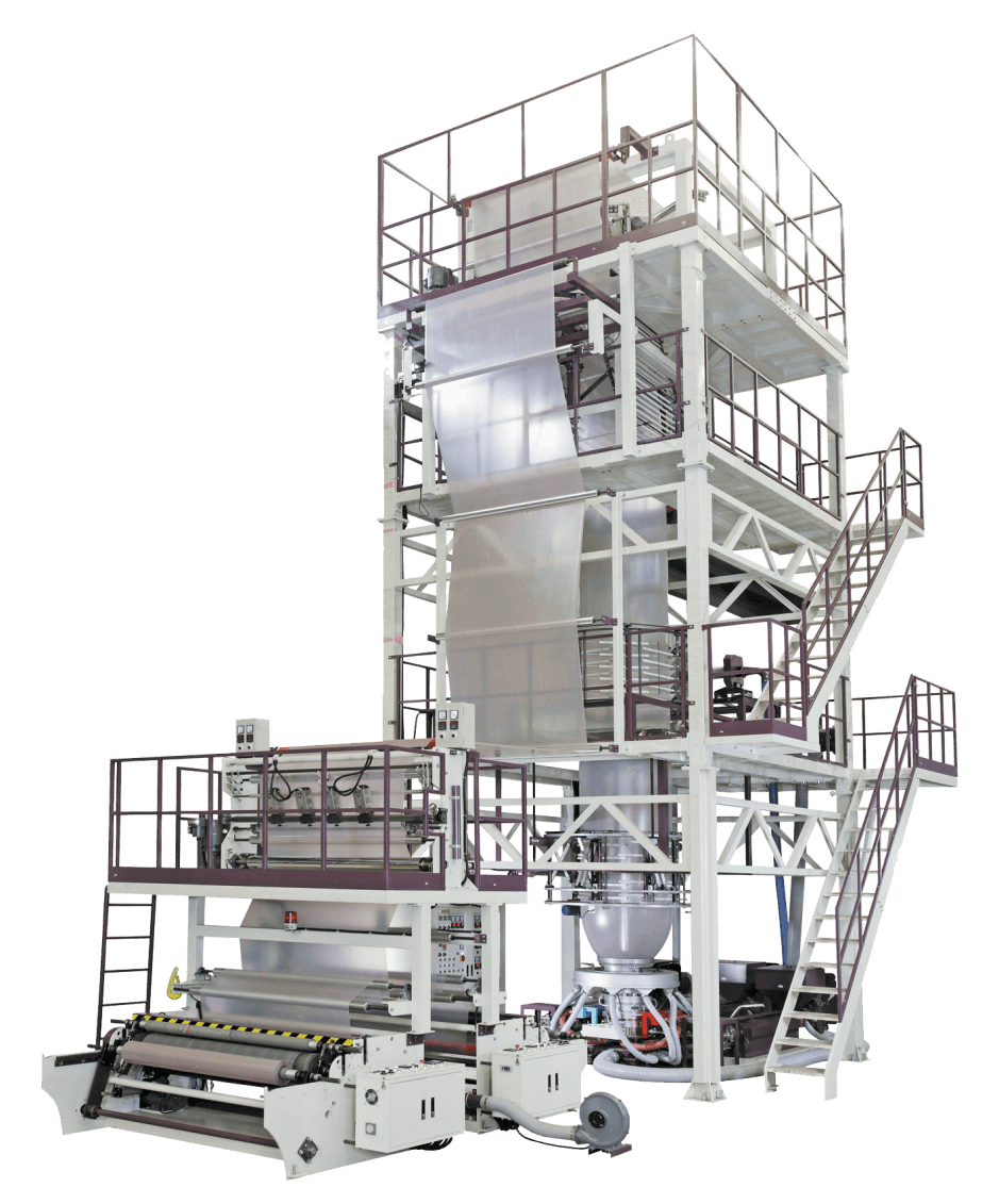 Three Layer Co-Extrusion Film Blowing Machine